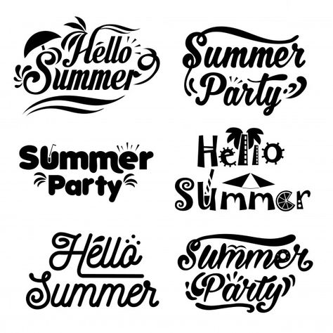 Summer Lettering Design, Summer Typography Design, Sea Text, Full Alphabet Fonts, Summer Fonts, Nice Fonts, Sticker Design Ideas, Fancy Fonts Alphabet, Summer Lettering