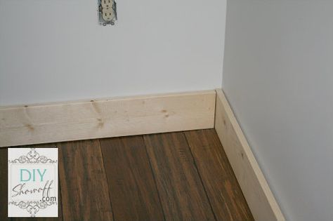 baseboard tutorial Replacing Baseboards And Trim, Baseboard Diy, Simple Baseboards, Diy Baseboards, Wood Baseboard, Baseboard Styles, Baseboard Trim, Diy Trim, Diy Tumblr