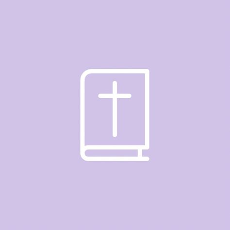 Purple Bible Aesthetic, Purple Bible Quotes, Christian Icons Aesthetic, Purple Christian Aesthetic, Bible Icon Aesthetic, Junk Wallpaper, Christian Pfps, Widgets Purple, Purple Icon Aesthetic