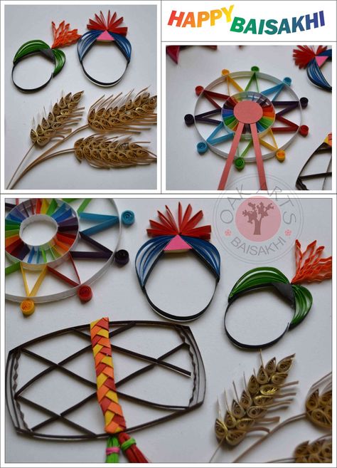 Happy Baisakhi Lohri Art And Craft, Baisakhi Festival Decoration, Baisakhi Craft Ideas, Baisakhi Crafts For Kindergarten, Baisakhi Board Decoration Ideas, Baisakhi Decoration Ideas For School, Vaisakhi Decoration Ideas, Baisakhi Activity For Kindergarten, Happy Baisakhi Creative