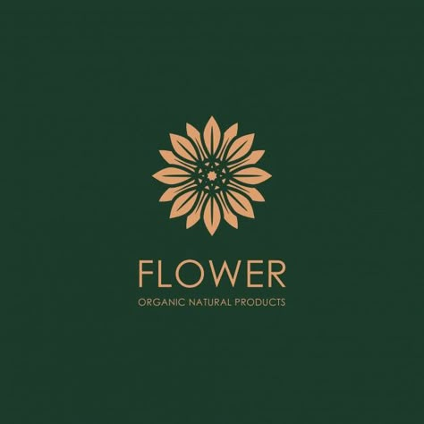 Modelo de logotipo de flor de ouro orgân... | Premium Vector #Freepik #vector #logotipo #casamento #floral #flores Sunflower Logo Design, Consultancy Logo Design, Floral Logos, Logo Flor, Cottage Homestead, Consultancy Logo, Flower Logos, Gt Logo, Flowers Logo