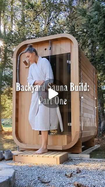 Field Mag on Instagram: "Make 2024 the year of the sauna! We’re getting a head start by building this @redwoodoutdoorsco mini-cube sauna in the backyard of Field Mag contributor @kath_englishman. With just some basic tools Kat and her husband were able to assemble the little 2-person sauna kit in just an afternoon. Stay tuned for part two, where we show the finishing details and get a look inside!  For a more in-depth look at the sauna kit experience, head over to fieldmag.com 🤝" Outdoor Sauna Kits, 2 Person Sauna, Building A Sauna, Sauna Kits, Sauna Kit, Sauna Diy, Sauna House, Sauna Design, Outdoor Sauna