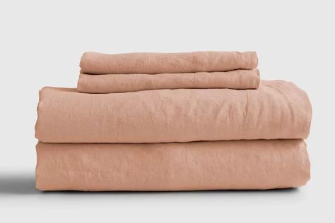 Deal Alert: Shop Quince's First-Ever Flash Sale for the Next 24 Hours Mauve Bed, Linen Sheet Sets, King Sheets, Wool Dryer Balls, Desert Sunset, Silk Cami, Linen Sheets, King Sheet Sets, Garden Bedding