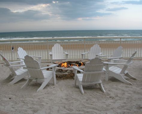 Starfish Cottage: May 2012 Fire Pit Beach, Dream Beach Houses, I Love The Beach, Dream Beach, Beach Living, Coastal Cottage, Jolie Photo, Beach Time, Outdoor Living Areas