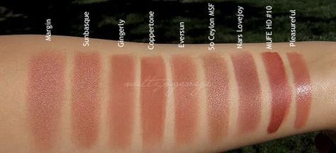 Mac Margin Blush, Mac Swatches, Fair Olive Skin, Mac Makeup Foundation, Blush Swatches, Seductive Makeup, Makeup Tutorial Mac, Mac Makeup Looks, Beauty Closet