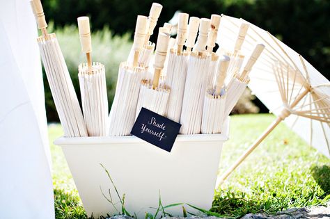 Parasol Wedding, Paper Parasol, Wedding Stone, Malibu Wedding, One Fine Day, September Wedding, Keep Cool, Pretty Places, Black Wedding