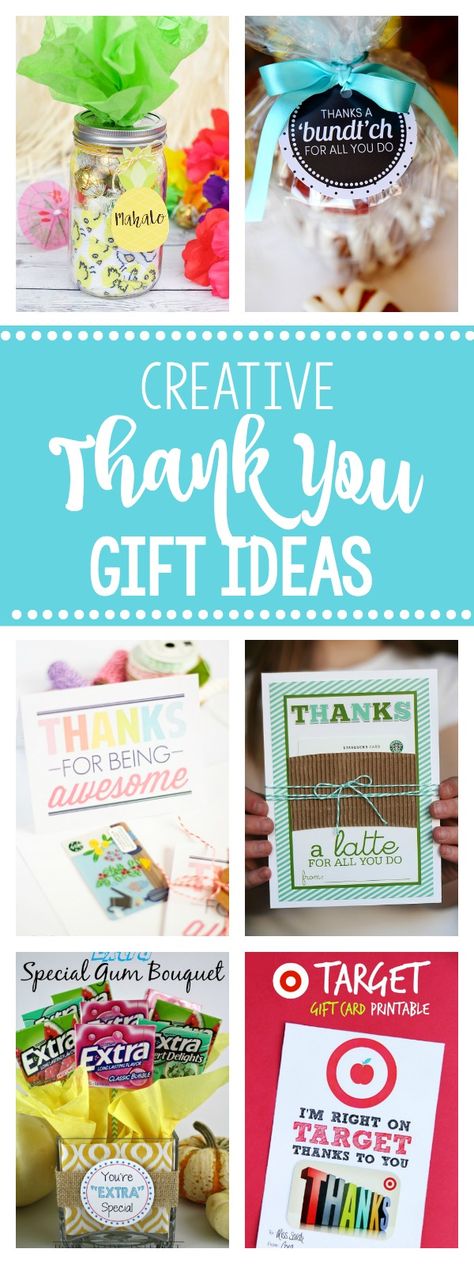 25 Thank You Gift Ideas-Fun & Creative Ways to Say Thanks Ways To Say Thanks, Volunteer Gifts, Cute Gifts For Friends, Target Gift Cards, Target Gifts, Neighbor Gifts, Cookie Gifts, Gifts For Teachers, Printable Gift