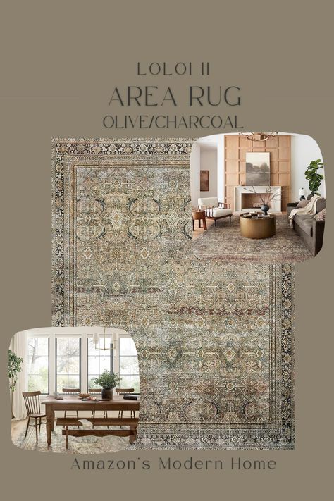 Green Rug Living Room, Olive Green Rug, Narrow Bedroom, Homestead Decor, Olive Rug, Alexander Home, Big Rugs, Hallway Kitchen, Durban