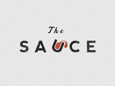 The Sauce by JUSTIN MILLER Salsa Logo Design, Sauce Logo Design, Logo Young, Free Business Logo, Instagram Font, Business Fonts, Learning Logo, Online Logo, Logo Diy