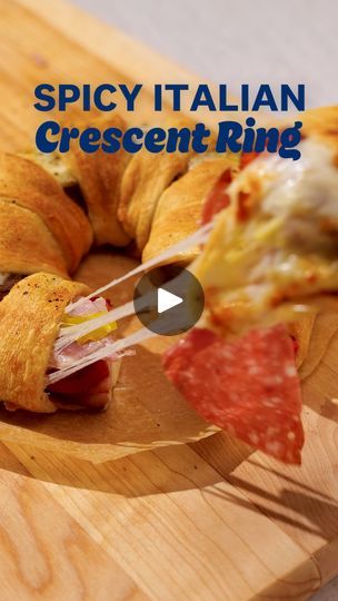 23K views · 178 reactions | Your new favorite dinner idea 💡 Tap the link to save this easy-to-make Spicy Italian Crescent Ring. | Pillsbury | Pillsbury · Original audio Italian Crescent Ring, Pillsbury Crescent Recipes, New Dinner, Crescent Recipes, Pillsbury Recipes, Crescent Ring, Favorite Dinner, Crescent Roll Recipes, Roll Recipes