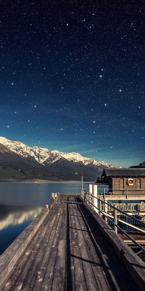 Reflection Ultra HD Wallpaper [1080x2160] Lake Wakatipu, New Zealand Travel, To Infinity And Beyond, The Night Sky, Mountain Range, Of Wallpaper, Land Scape, Lock Screen Wallpaper, Picture Wall