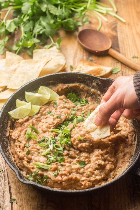 Vegan Refried Beans, Refried Beans Recipe, Vegetarian Mexican, Vegan Mexican Recipes, Vegan Side Dishes, Vegan Beans, Vegan Sides, Refried Beans, Vegan Dinner Recipes