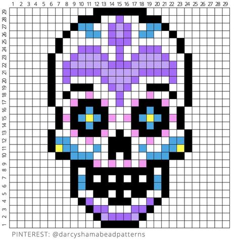 Pony Bead Projects, Modele Pixel Art, Graph Paper Designs, Pokemon Perler Beads, Pearl Beads Pattern, Easy Perler Beads Ideas, Easy Pixel Art, Perler Bead Templates, Hama Bead