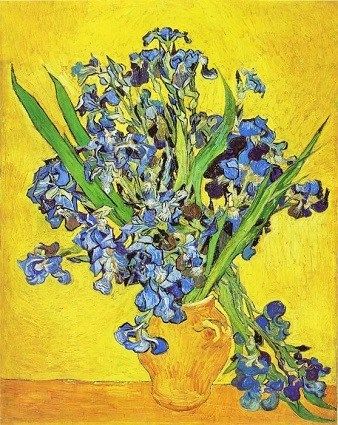 Van Gogh Exhibition, Van Gogh Irises, Iris Painting, Lily Painting, John William Waterhouse, Arte Van Gogh, Paul Gauguin, Alphonse Mucha, Iris Flowers