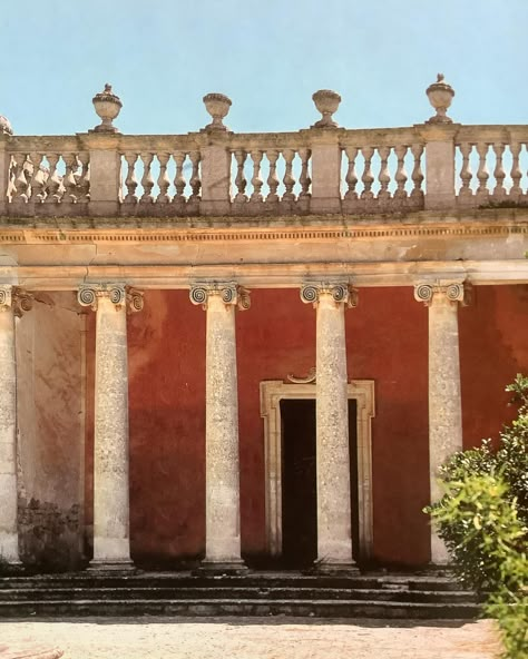 #kunsthandelartist Good Morning☕️ beautiful Castello Di Donnafugata! in Sicily,Italy! colorful🧡#architecture #italianarchitecture… | Instagram Latin Architecture, Sicilian Architecture, Neo Classical Architecture, Colorful Architecture, Classical Building, Mediterranean Mansion, Mediterranean Aesthetic, Home Styles Exterior, Mexican Hacienda