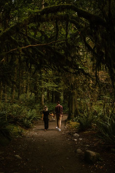 Lynn Canyon, People Holding Hands, Forest Engagement Photos, Outdoorsy Couple, Forest Engagement, Outdoor Couple, Couples Walking, Hugging Couple, Forest Photos