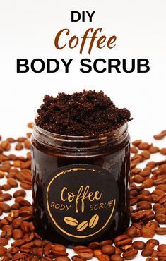 This DIY coffee scrub will make your legs smoother and will reduce appearance of cellulite. Perfect body scrub for summer. Easy to make and comes with a label, so you can make your homemade coffee scrub jars look nice and gift them. #diybeauty#scrubs #coffeescrubdiy#bodyscrubrecipe Coffee Salt Scrub Diy, Coffee Salt Scrub, Coffee Body Scrub Recipe, Diy Coffee Scrub, Body Scrub Labels, Coffee Scrub Recipe, Homemade Coffee Scrub, Diy Body Scrub Recipes, Diy Sugar Scrub Recipe