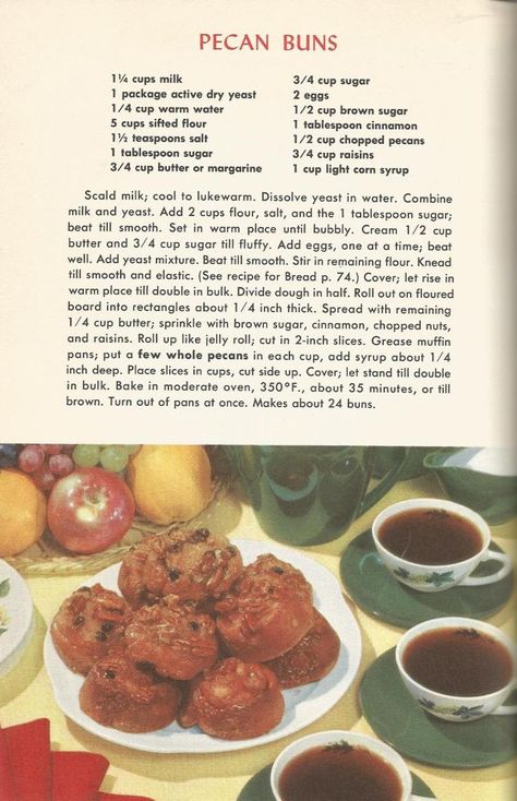 Vintage recipes, 1950s recipes, breads, muffins, doughnuts Vintage Recipes 1950s, 1950s Recipes, Recipes Disney, 1950s Food, Homemade Cookbook, Disney Recipes, Vintage Baking, Vintage Cooking, Grandmas Recipes