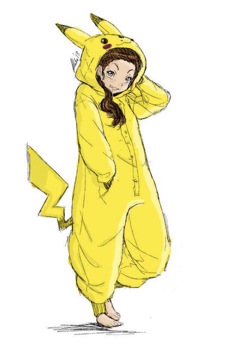 Onesie Drawing, Anime Onesie, Girl And Boy, Monkey King, Art Reference Photos, Drawing Reference, Anime Boy, Art Reference, Pikachu