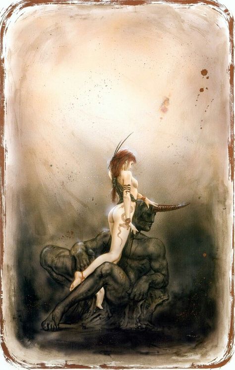 Luis Royo Prohibited Luis Royo, Dark Horse Comics, Fantasy Illustration, Fantastic Art, Gothic Art, Fantasy Artwork, Dark Fantasy Art, Fantasy Creatures, Dark Art