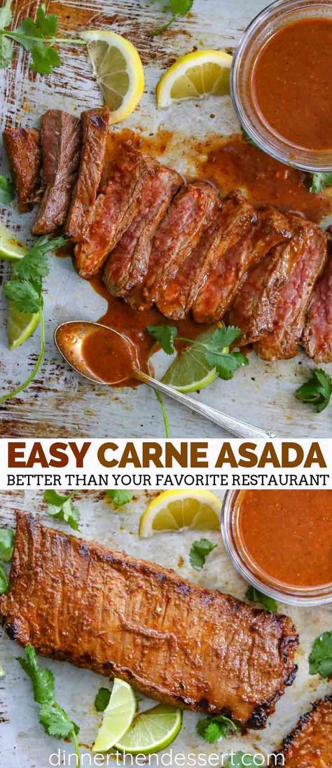 Asada Recipes, Easy Carne Asada, Authentic Carne Asada, Asada Marinade, Mexican Steak, Carne Asada Marinade, Citrus Marinade, Carne Asada Recipes, Asada Tacos