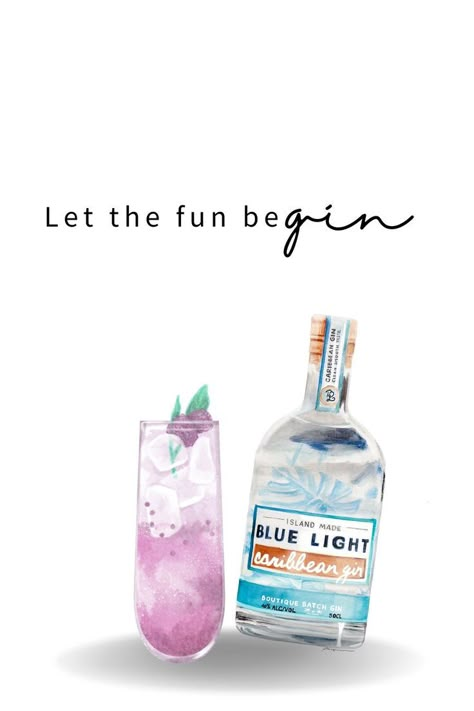 Looking for funny gin puns for a Christmas, wedding, or a birthday card? Save this humorous Blue Light Caribbean Gin pun for that special day. #puns #ginpuns #boozypuns #gin Gin Puns, Gin Quotes, Pun Quotes, Let The Fun Begin, Christmas Wedding, Blue Light, Vodka Bottle, Puns, Gin