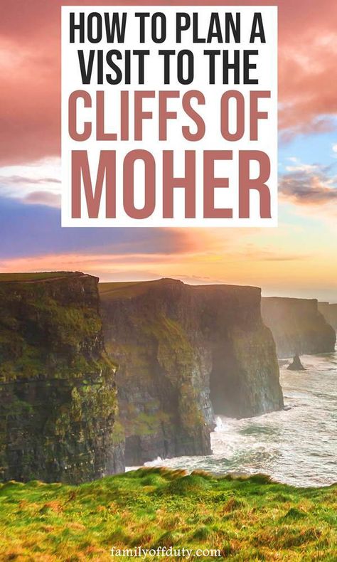 Plan the perfect visit to the  Cliffs of Moher, Ireland. Tips for visiting the cliffs of Moher, Ireland. How to plan a visit to the Cliffs of Moher, Cliffs of Moher photography, Burren and Cliffs of Moher Geopark, Cliffs of Moher Cruises, Cliffs of Moher Views, Cliffs of Moher 1 Day Tour to the west coast of Ireland. #ireland #irelandtravel #irelandlandscape #irelandtraveltips #irelandvacation #travel #europe #eurotrip #bucketlist #travelguide #traveltips #destinations #wanderlust Ireland Travel Outfits, Outfits Ireland, Cliffs Of Moher Ireland, Ireland Aesthetic, Ireland Travel Tips, Travel To Ireland, Ireland Road Trip, Ireland Itinerary, Coast Of Ireland