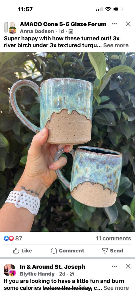 River Birch, Glaze Combinations, Amaco Glazes, Beginner Pottery, Ceramic Glaze Recipes, Glaze Ceramics, Glaze Recipe, Pottery Glazes, Squeeze Bottles