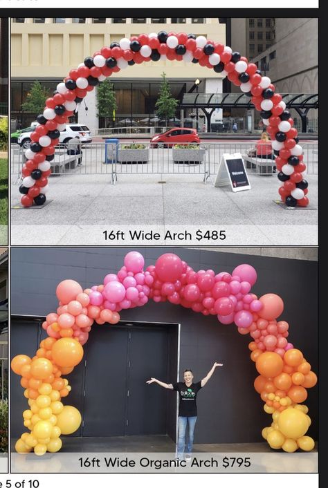 Balloon Archway, Balloon Arch Diy, Balloon Prices, Balloons Arch, Balloon Company, Flower Decorations Diy, Balloon Stands, Event Design Inspiration, Balloon Centerpieces