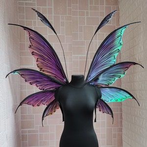 Wings For Costume, Large Fairy Wings, Small Fairy Wings, Iridescent Fairy Wings, Groove Cruise, Iridescent Fairy, Diy Fairy Wings, Fair Outfit, Cruise Ideas