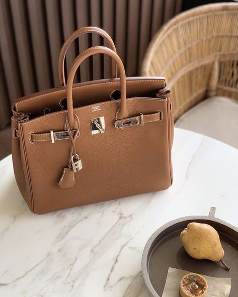 Hermes Birkin Bag 25, Hermes Birkin Brown, Designer Handbags Prada, Designer Handbags Louis Vuitton, Hermes Birkin 25, Birkin 25, Bags Aesthetic, Hermes Bags, Cute Bags