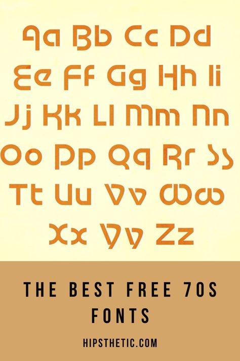 The Best Free 70s Fonts - Hipsthetic | Free 70s fonts, Retro 80s font, Minimal font . #Logos #Free_70s_Fonts #90s_Font #Nature_Font Free 70s Fonts, 80s Font, Nature Font, Fonts Retro, Minimal Font, Font Creator, Groovy Font, Modern Serif Fonts, Professional Fonts