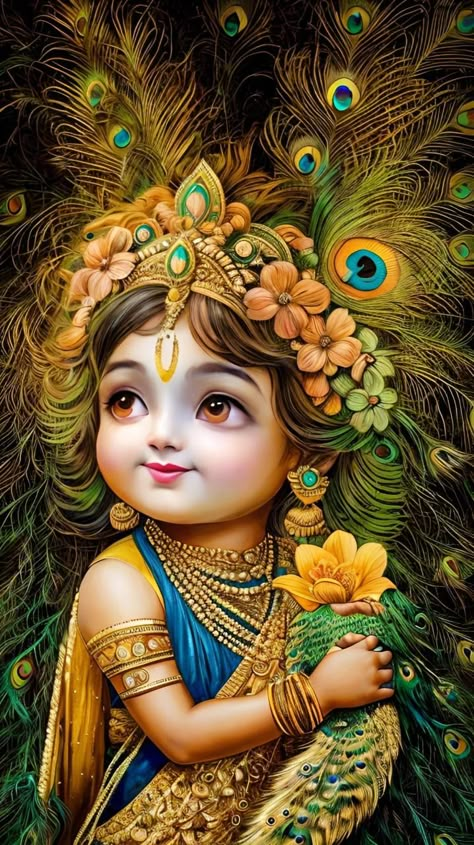 Divine Paintings, Love Of Radha Krishna, Little Kanha Ji Images, Laddoo Gopal, Granite Edges, Cartoons Krishna, Chakra Painting, Krishna And Radha, Krishna Photography