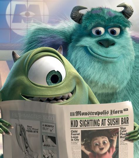 Monsters Inc University, Mike And Sully, Mike And Sulley, Disney Monsters, Mike Wazowski, Film Disney, Bd Comics, Pixar Movies, Jim Henson