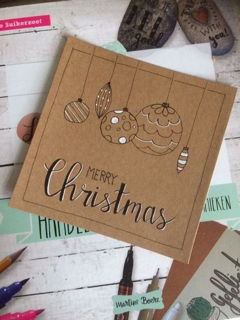 Christmas History, Diy Stamps, Christmas Cards Kids, Christmas Calligraphy, Simple Christmas Cards, Christmas Card Art, Homemade Christmas Cards, Christmas Card Crafts, Funny Christmas Cards