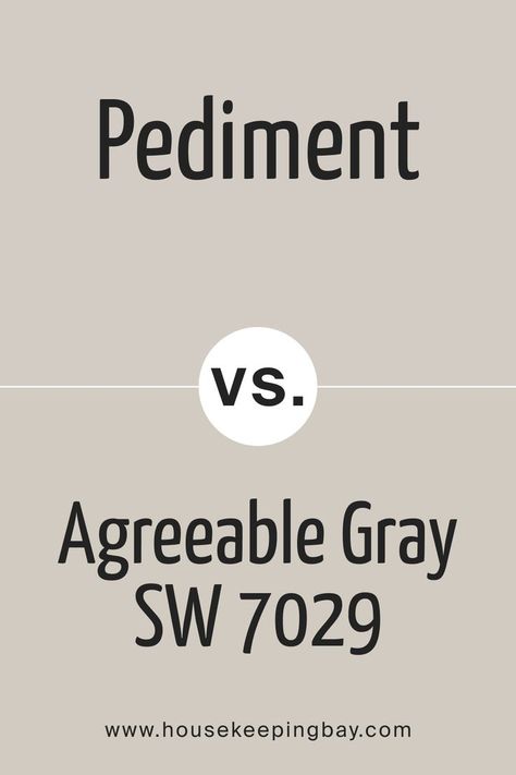 Pediment SW 7634 vs Agreeable Gray by Sherwin-Williams Sw Pediment, Sw Agreeable Gray, Sherwin Williams Color Palette, Edgecomb Gray, Repose Gray, Agreeable Gray, Sherwin Williams Colors, Exterior Paint Color, Favorite Paint Colors