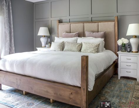 DIY King Size Bed | 100 Things 2 Do Twin Bedroom Sets, 5 Piece Bedroom Set, European Cottage, Stanley Furniture, Scandinavian Bedroom, Cama King, King Bedroom Sets, Cottage Bedroom, Bedroom Sets Queen