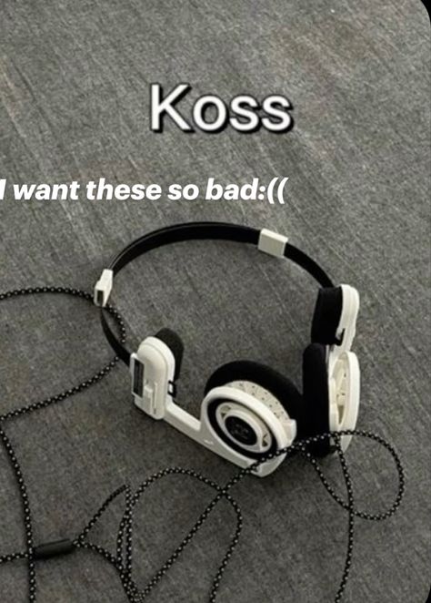 These Koss headphones<333 Koss Headphones, Fitness Inspo, Headphones