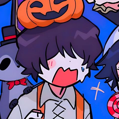 Bsd Halloween Icons, Bsd Halloween Pfp, Soukoku Icon, Bsd Halloween, Halloween Matching Pfps, Ranpo And Poe, Bsd Matching, Halloween Pfps, Bsd Icons