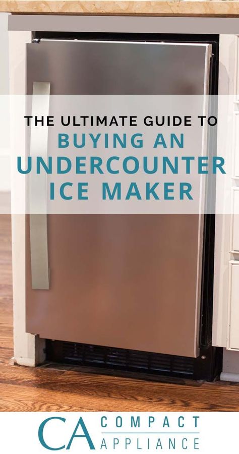 Before you buy a new built-in or undercounter ice maker, check out our guide that covers everything you should consider to find the best ice machine for your home. Home Kitchen Ideas, Kitchen Remodeling Ideas, Outdoor Kitchen Appliances, Ice Machine, White Kitchen Cabinets, Remodeling Ideas, Ice Maker, Outdoor Kitchen Design, Kitchen Remodeling