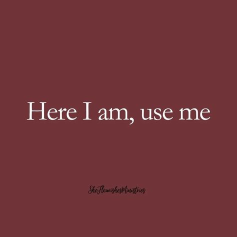 "And I heard the voice of the Lord saying, “Whom shall I send, and who will go for us?” Then I said, “Here I am! Send me.” Isaiah 6:8 Here Am I Send Me, Here I Am Send Me, Why Am I Here, Isaiah 6 8, Simple Life Quotes, Isaiah 6, Tiny Quotes, Positive Sayings, Eyeliner Styles