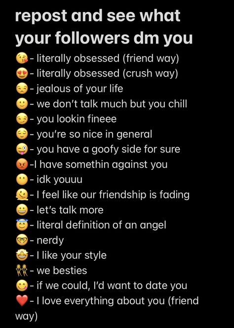 Emoji Tbh, Like My Story, Big Brain, I Feel Free, Jealous Of You, We Dont Talk, Words Worth, Everything About You, Our Friendship