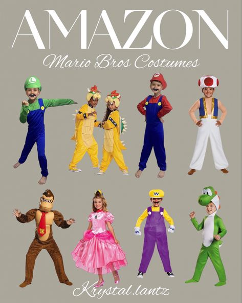 Mario Toad Costume Women, Mario Costume Kids, Mario Girl Costume, Halloween Costumes Mario, Mario Character Costumes, Donkey Kong Costume, Brothers Costumes, Mario Costume Diy, Mario Brothers Costumes