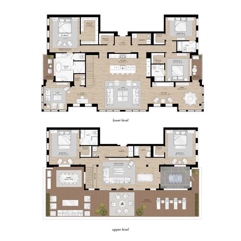 Pent House Apartment Floor Plans, Penthouse House Plans, Penthouse Plan Floors, Sims Penthouse Floorplan, Pent House Floor Plan Layout, Duplex Penthouse Plan, Luxury Loft Apartment Floor Plans, Penthouse Apartment Floor Plan 3d, 2 Story Penthouse Floor Plan