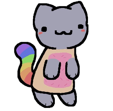 Meow meow meow meow meow meow Nyan Cat Drawing, Nyan Cat And Tac Nyan Matching Pfps, Nyan Cat And Tac Nyan, Nyan Cat Fanart, Wholesome Drawings, Tac Nyan, Kawaii Minecraft, Nya Cat, Scene Emo Art