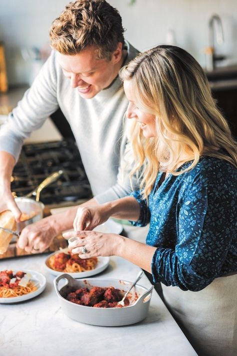 “I was so unfamiliar with vegetarian cooking, and I just didn’t know it could be this delicious," says Damaris. Christmas Baking Photoshoot Couple, Baking Couples Photoshoot, Baking Engagement Photos, Kitchen Engagement Photoshoot, Couple Baking Photoshoot, Baking Cookies Photo Shoot, Engagement Indoor Photos, Couples Baking Photoshoot, Cooking Engagement Photos