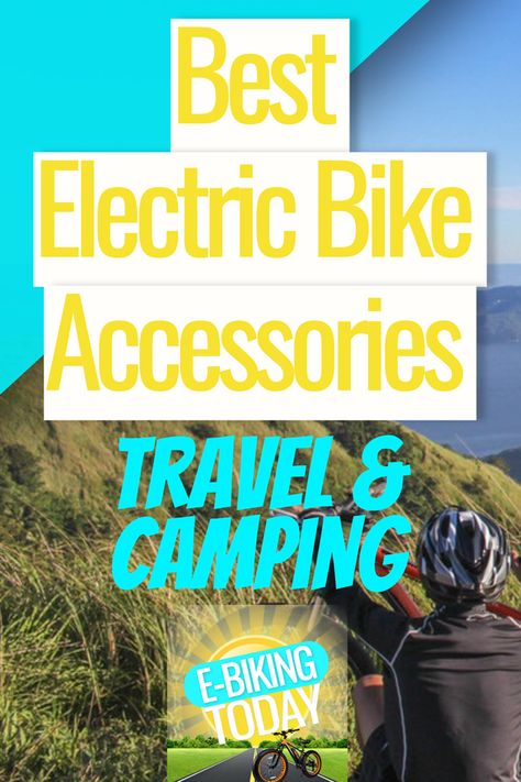 Traveling with an e-bike Electric Bike Accessories, E Bike Accessories, Ebike Diy, Bike Gadgets, Bikepacking Gear, Bike Hacks, Bike Adventure, Ebike Electric Bicycle, Bike Packing