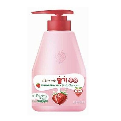 Strawberry Milk Body Cleanser, Kwailnara Strawberry, Dove Body Wash, Strawberry Hair, Milk Cleanser, Body Gel, Body Washes, Strawberry Blonde Hair, Body Milk