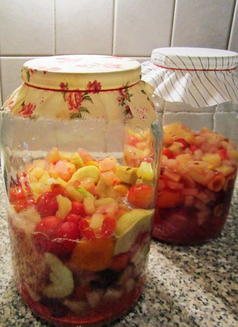 Brandied Fruit Starter, Fermented Fruit Starter, Friendship Fruit Cake Starter, Brandied Fruit Cake Recipe, Friendship Fruit Salad, Fermented Fruit Recipe, Brandied Fruit, Amish Starter, Fruit Bread Recipes