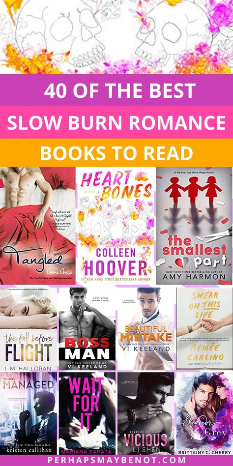 Proper Romance Books, Writing Slow Burn Romance, Slow Burn Romance, Slow Burn Romance Books, Slow Burn Enemies To Lovers Books, Best Slow Burn Romance Books, Romantasy Book Recommendations, Billionaire Romance, Steamy Romance